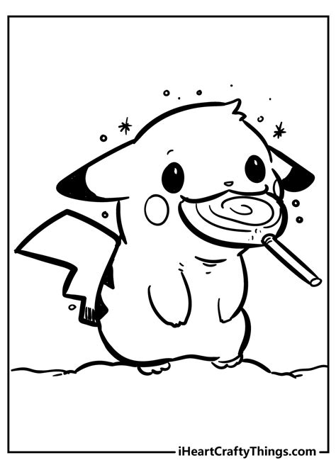 coloring pages pokemon pikachu|Pokemon Coloring Pages (Free PDF Printables)